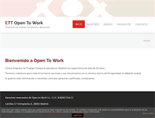 Tablet Screenshot of opentowork.com